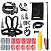 CCbetter Accessories for Gopro30-in-1 Accessories Kit for Gopro Hero 4 Hero 5 Session Hero 1 2 3 3+ for most of sports camera (Black)