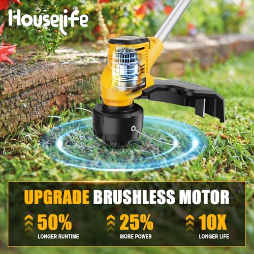 16-Inch Cordless String Trimmer Compatible with DEWALT 20V MAX Battery photo 11