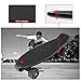 VIVINATURE 22 inch Complete Plastic Skateboard Standard Cruiser Skateboard with PU Wheels(Black)