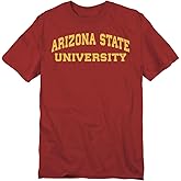 Official Collegiate Block University Font Unisex Adult T Shirt Collection 1