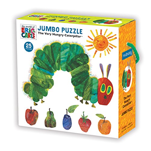Mudpuppy The Very Hungry Caterpillar Jumbo Puzzle, 25 Jumbo Pieces,