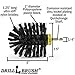 Cleaning Supplies for BBQ: Ultra Stiff Black Nylon Grill Brush, Electric Spin Scrubber for Effective Grill Cleaning - Concrete Brush - BBQ Grill Brush - Graffiti Remover - Pellet Smoker Accessories