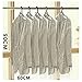 Pack of 100 Garment Bag, Transparent Suit Bag,Clothing Dust Cover, Gown and Dress Storage Bag (60×90cm)