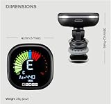 Boss TU-05 Rechargeable Chromatic Clip-On Tuner for Guitar Bass Ukulele view 3