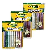 Crayola Bold Color Glitter Glue, 9-Count (Pack of 3)