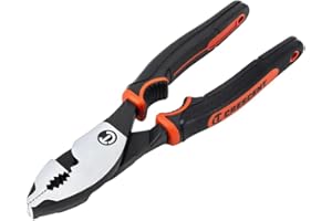 Crescent Z2 Dual Material Slip Joint Pliers - Cushion Grip Wire Cutter Hand Tool for Home Improvement & Repair - 6" - HTZ26CG