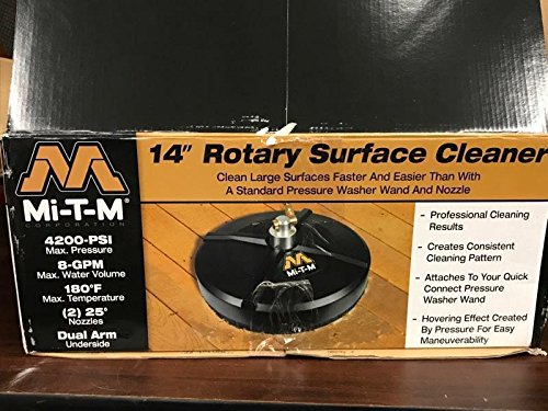Mi-T-M Whirl-A-Way Surface Cleaner 14" Concrete Cleaner AW-7020-8009