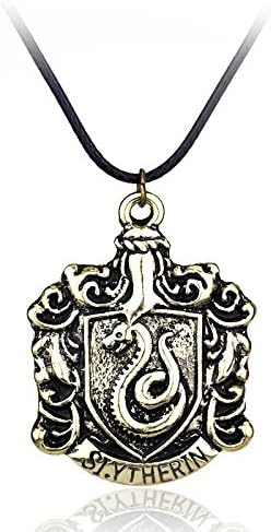 Hot!!!Hogwarts Gryffindor Hufflepuff Slytherin Ravenctaw School logo Necklace &amp; Pendants Movie Jewelry (1)