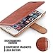iPhone 6S Case Wallet,Mulbess [Layered Dandy][Vintage Series][Coffee Brown] - [Ultra Slim][Wallet Case] - Leather Flip Cover with Credit Card Slot for Apple iPhone 6s 4.7 inch