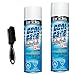 Andis Clipper Care Kit, 2 Cool Care Plus 15.5 oz With A BeauWis Blade Brush