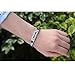 bayite Metal Bands Compatible Fitbit Flex 2 Accessories Stainless Steel Bangle Bracelet Jewelry with Rhinestones Small 5.5''-6.3'' Silver