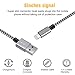 Short Lightning Cables [5Pack 8 Inch/20CM] COCOFU Nylon Braided Lightning to USB Cable Sturdy Fast Charging Cord for iPhone7, iPhone6, iPad, iPod and iPad 4th Gen other Apple devices - Black+Gray