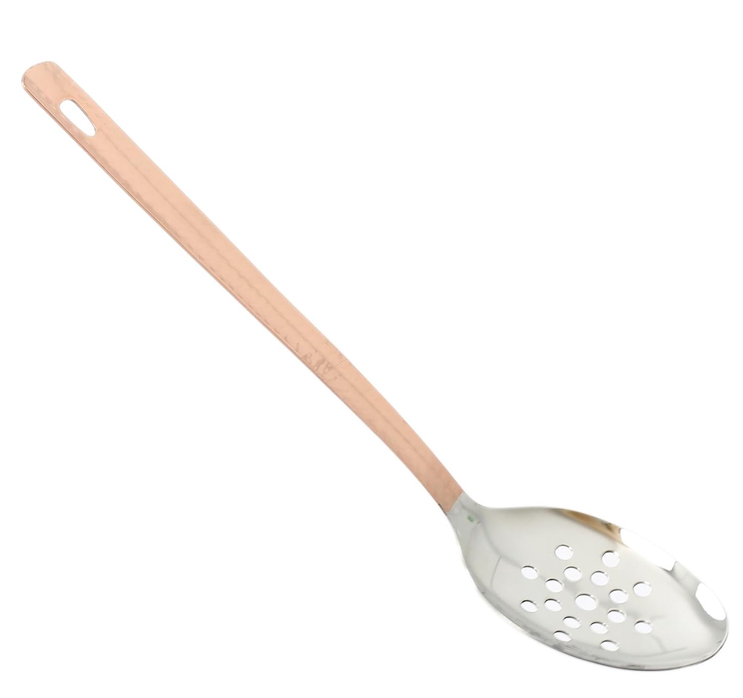 32cm Hammered Copper Metal Slotted Spoon Kitchen Utensil Amazon.co.uk