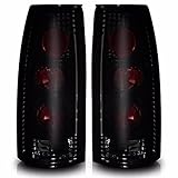 Premium 88-98 Chevy C/K / 92-99 Chevy Suburban / 95-99 Chevy Tahoe / 92-94 Chevy Blazer / 88-98 GMC C/K / 92-99 GMC Suburban / 92-99 GMC Yukon / 99-00 Cadillac Escalade Altezza Tail Lights - (Black / Smoke)
