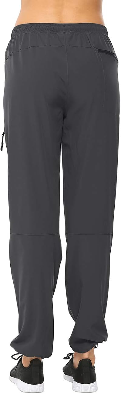 MOCOLY Women's Cargo Hiking Pants Elastic Waist Quick Dry Lightweight Outdoor Water Resistant UPF 50+ Long Pants Zipper at  Women’s Clothing store