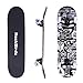 ROCKBIRDS Skateboards, 31'' Pro Complete Skateboard, 7 Layer Canadian Maple Skateboard Deck for Extreme Sports and Outdoors