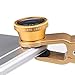 Universal 3in1 Cell Phone Camera Lens Kit for Smartphones including - Fish Eye Lens / 2 in 1 Macro Lens & Wide Angle Lens / Universal Clip / Carry Pouch / Microfiber Cleaning Cloth