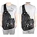 Larswon Sling Backpack, Sling Bag Laptop, Crossbody Bag Men, Shoulder Bags Black