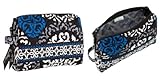 Vera Bradley Small Cosmetic (Canterberry Cobalt)