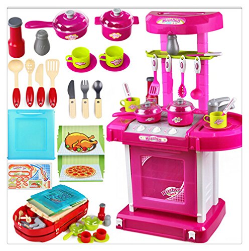 Combinación cambiable Cocina Ware, imitar cocinar (Rosa)