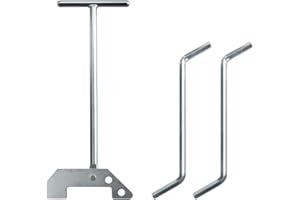 RASAECH Garbage Disposal Wrench, Garbage Disposal Unjamming Wrench with 2 Garbage Disposal Allen Wrench, Garbage Unclogger to Dislodge Jams or Clutter from Above the Sink