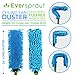 EVERSPROUT 20+ Foot High Reach Flexible Microfiber Ceiling & Fan Duster | Bendable to Clean Any Fan Blade | Removable & Washable Brush Head |5-to-12 Foot 3-Stage Lightweight Aluminum Extension Pole