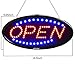 LED Open Sign, 19x10inch Upgrade Version Open Sign for Business Advertisement Board Electric Sign, Flashing & Steady Light, for Shop, Bar, Hotel,UL Certification, with Close Sign (71 inch Power Cable)