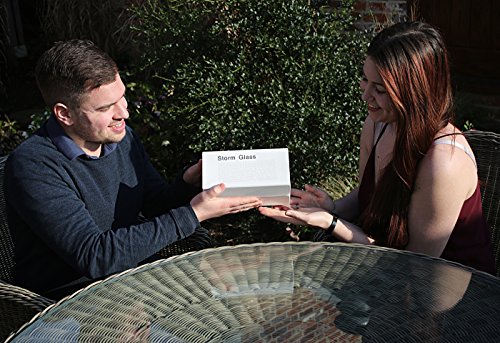 image for Sorrelo Weather Predicting Storm Glass Set-Elegant Weather Tear Drop S