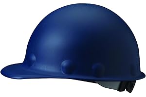 Fibre-Metal by Honeywell Super Eight Ratchet Fiber Glass Cap Style Hard Hat, Blue (P2ARW71A000)