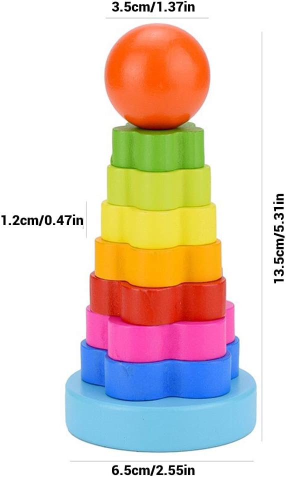 wooden stacking rings baby