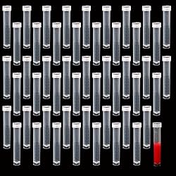 Qfeley 50 Pack 10ml Lab Plastic Frozen Test Tubes