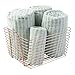 iDesign Classico Large Steel Wire Storage Basket with Handles - 14.75