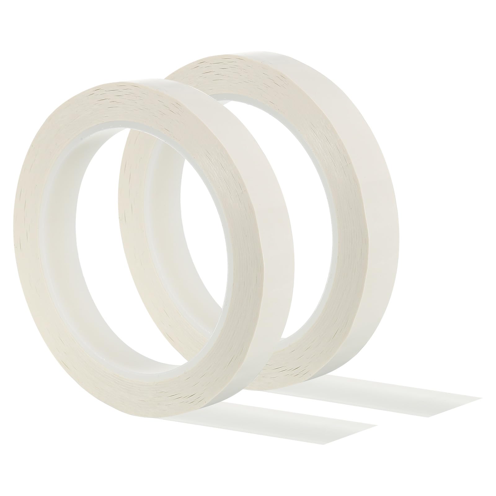 PATIKIL Whiteboard Tape 15mm 5/8", 2 Pack Thin Dry Erase Tape for Graphic Chart Marking DIY Art, White