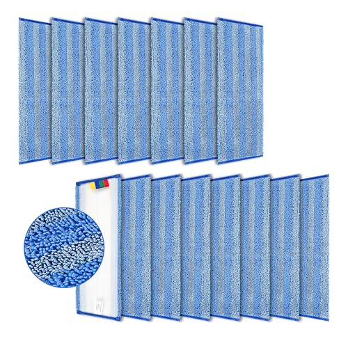 15 Pack Replacement Microfiber Mop Pad – Universal 17-18" Heavy Duty Reusable photo 8