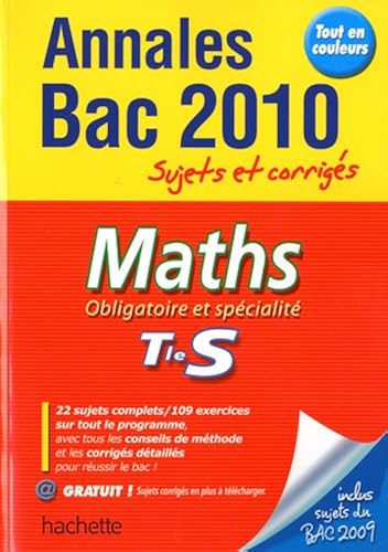 Download Maths Tle S obligatoire et spécialité : Sujets et corrigés PDF