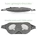 Eye Mask for Sleeping Blackout - AUPHIL 3D Contoured Eye Mask for Lash Extension Blindfold Sleeping Mask for Men Women Side Sleeper 100% Light Blocking, Soft Silk Like Sleep Mask