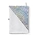 Magic Sequin Journal Where L0VE Changes to LlFE with Color Changing Flip Sequins - Pure White Sequin Notebook Reverses to Dazzling Rainbow/Mermaid Silver - Perfect Gift for Girls and Teens