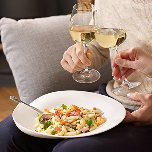 Pasta Passion Medium Pasta Plate Set of 2 by Villeroy & Boch - Premium Porcelain - Made in Germany - Dishwasher and Microwave Safe - 10.75 Inches