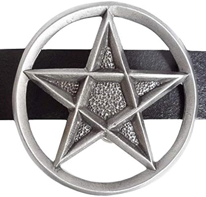 pentagram belt buckle