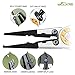 Booms Fishing X1 Fishing Pliers Saltwater Hook Remover with Lanyard and Sheath