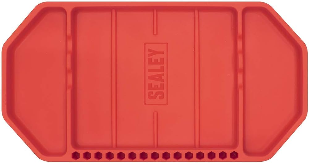 Sealey APNST1 Flexible Non-Slip Tool Tray 275x140x30mm Anti-Static Rubber Garage