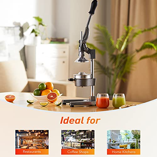 COZ Hand Press Juicer Machine, Manual Orange Juicer and Professional Citrus Juicer for Orange