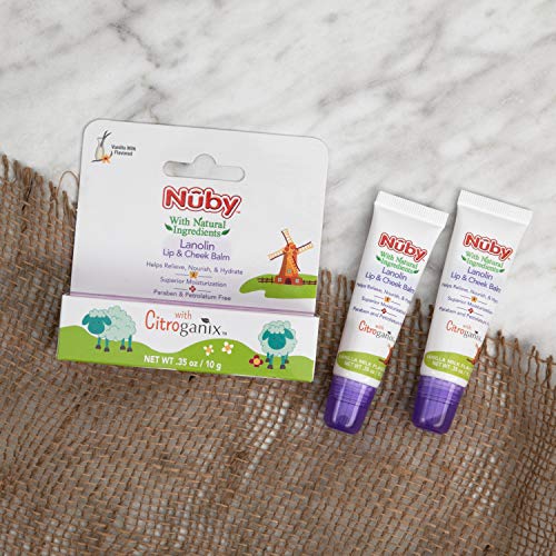 Dr. Talbot's Lanolin Lip & Cheek Balm for Baby by Nuby, Naturally