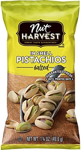Nut Harvest Salted In Shell Pistachios, 1.75 oz Bag