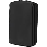 Gravel Explorer Slim Hanging Water Resistant Travel Toiletry Bag, Shaving Kit, Makeup Bag, Dopp Kit for Men and Women