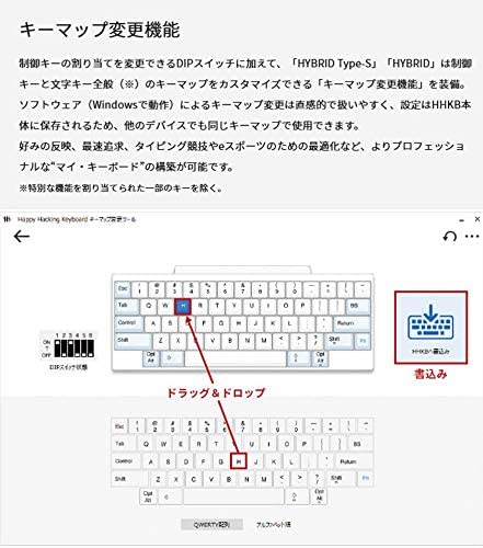 HHKB PFU Keyboard, Professional HYBRID Type-S, Japanese Layout / White