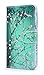 Galaxy Express 3 Case, Galaxy Luna / Amp 2 / J1 2016 Case, NageBee [Kickstand Feature] Premium PU Leather Flip Fold Wallet Case with [ID&Credit Card Slot] - Plum Blossom