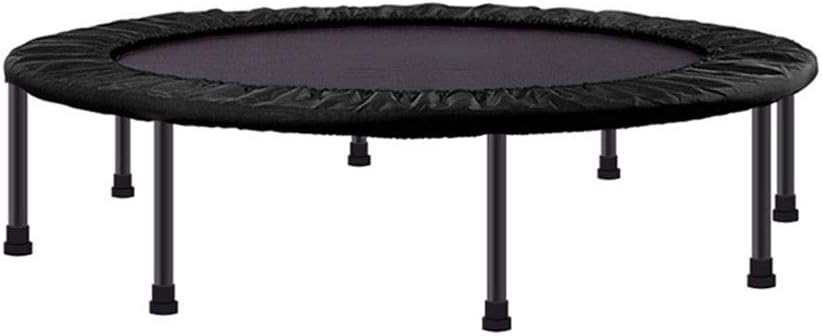 DJXLMN Round Sport Fitness Trampoline, 48 Inch Indoor/Outdoor Exercise Bouncer Trampette, for Cardio, Weight Loss, Improving Balance