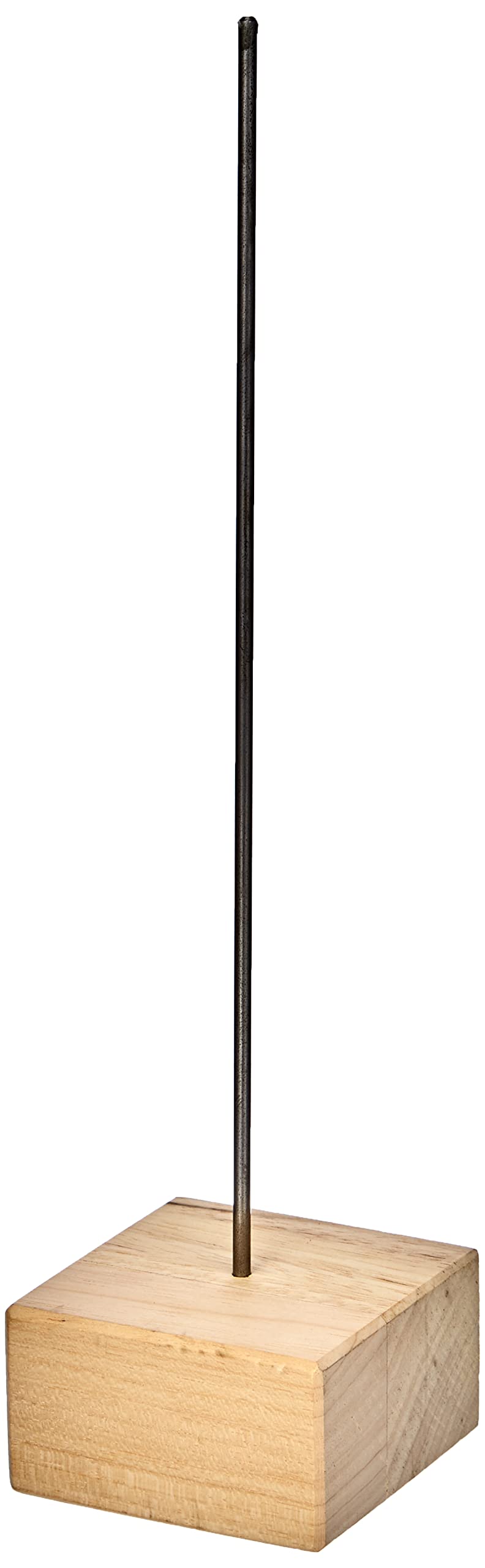 Powertex Artipistilos® Wooden Stand/Metal 7x7x30 cm - Natural/Black - Stands (powertex Creations)