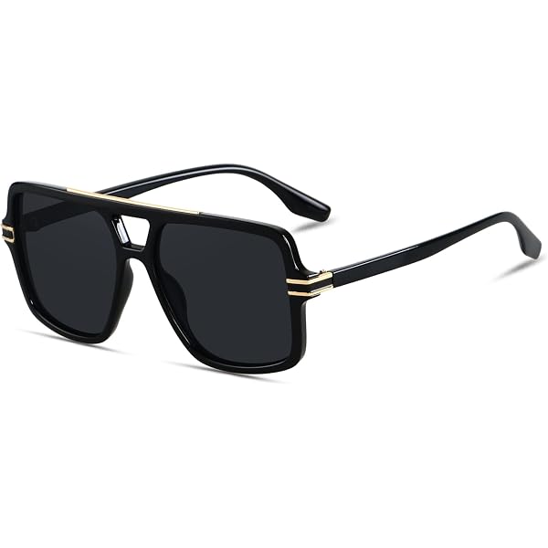 Amazon.com: Dweebzilla Rasta Stripes - Gafas de sol cuadradas de